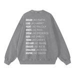 Snow Washed Oversized Sweatshirt