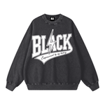 Snow Washed Oversized Sweatshirt