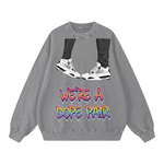 "Military Black" Oversized Sweatshirt